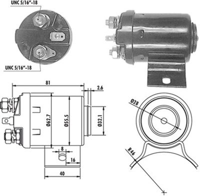 Ievilcējrelejs, Starteris MAGNETI MARELLI 940113050069