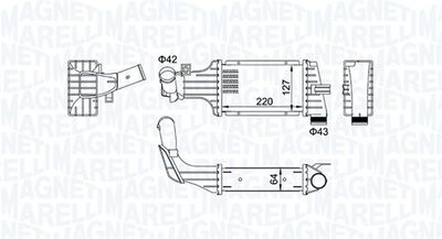 Интеркулер MAGNETI MARELLI 351319204190