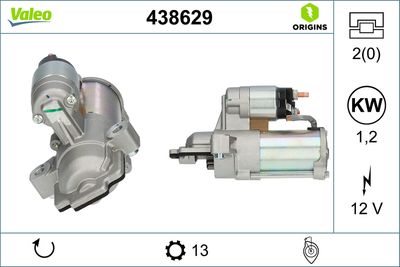 Starteris VALEO 438629