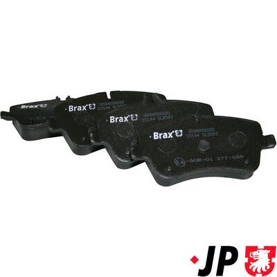 Bremžu uzliku kompl., Disku bremzes JP GROUP 1363600710