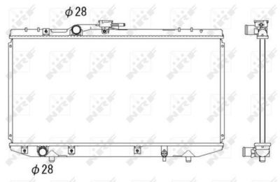 Radiators, Motora dzesēšanas sistēma NRF 53269