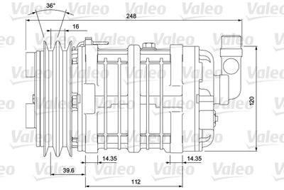 Компрессор, кондиционер VALEO 815979