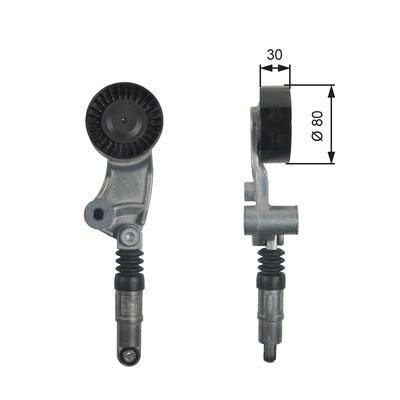 Siksnas spriegotājs, Ķīļsiksna GATES T39257