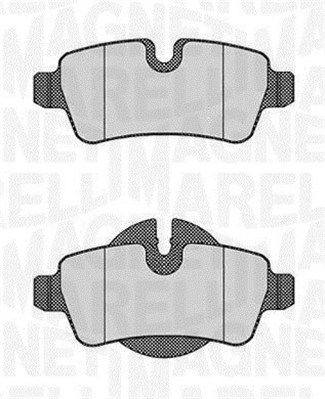 Bremžu uzliku kompl., Disku bremzes MAGNETI MARELLI 363916060626