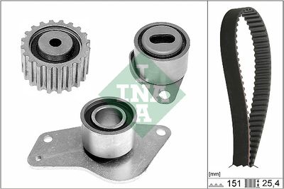 Комплект ремня ГРМ Schaeffler INA 530 0185 10