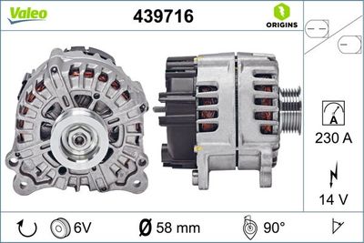Ģenerators VALEO 439716