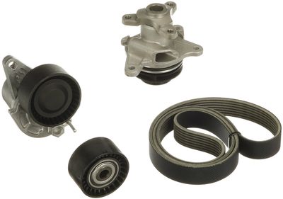 Водяной насос + комплект ручейковых ремней GATES KP37PK1685XS