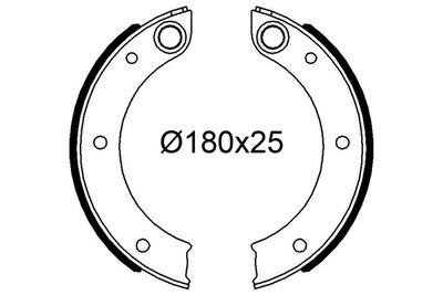 Комплект тормозных колодок VALEO 564310