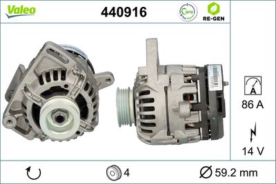 Ģenerators VALEO 440916