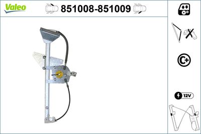 Стеклоподъемник VALEO 851008
