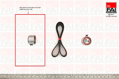 Комплект ремня ГРМ FAI AutoParts TBK424