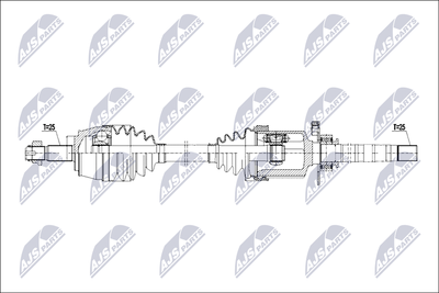 Приводной вал NTY NPW-AR-026