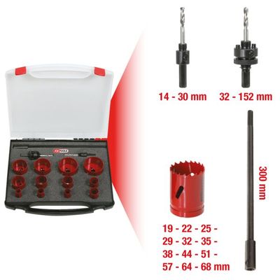 Cilindriskā zāģa komplekts KS TOOLS 129.5580