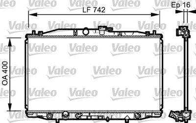 Radiators, Motora dzesēšanas sistēma VALEO 735049