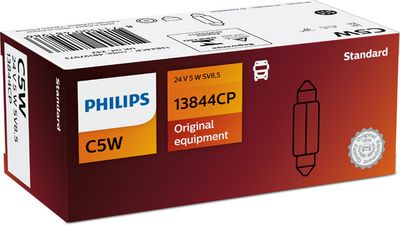 Kvēlspuldze, Numura apgaismojuma lukturis PHILIPS 13844CP