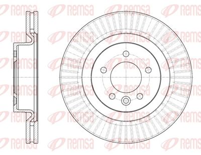 Тормозной диск REMSA 6851.10