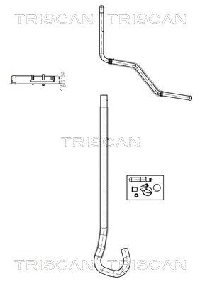 Гидравлический шланг, рулевое управление TRISCAN 8516 16033