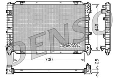 Radiators, Motora dzesēšanas sistēma DENSO DRM10089
