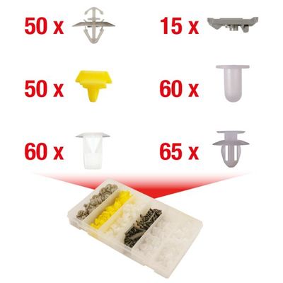 Комплект клип, кузов KS TOOLS 420.0750