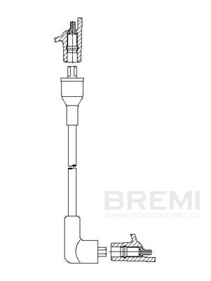 Провод зажигания BREMI 884/37