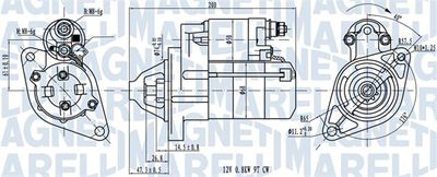 Стартер MAGNETI MARELLI 063721224010