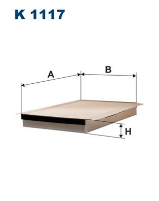 Фильтр, воздух во внутренном пространстве FILTRON K 1117