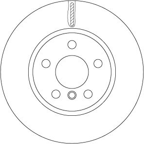 Тормозной диск TRW DF6757