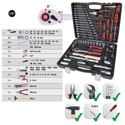 Instrumentu komplekts KS TOOLS 917.0047
