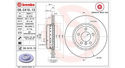 Bremžu diski MAGNETI MARELLI 360406131404