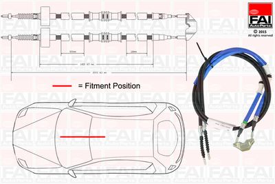 Trose, Stāvbremžu sistēma FAI AutoParts FBC0086