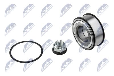 Комплект подшипника ступицы колеса NTY KLP-RE-016