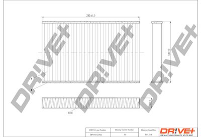 Фильтр, воздух во внутренном пространстве Dr!ve+ DP1110.12.0022