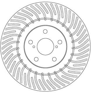 Bremžu diski TRW DF6692S
