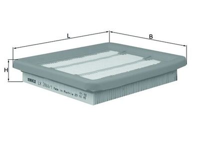 Gaisa filtrs MAHLE LX 2868/1