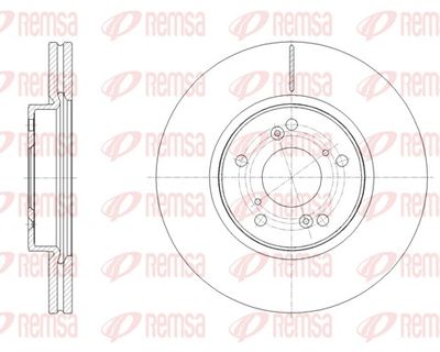 Тормозной диск REMSA 62108.10