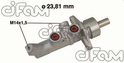 Galvenais bremžu cilindrs CIFAM 202-648