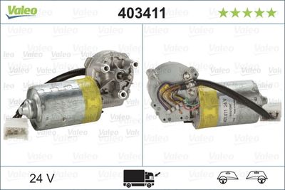 Stikla tīrītāju motors VALEO 403411