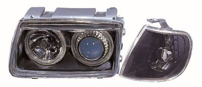zestaw reflektorów VW HEAD & CORNER LAMP.CELL RIM..ECE.ELEC W/S MOTOR BLK. FIT ABAKUS 441-1174FXLDAM2
