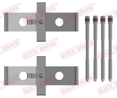 Комплектующие, колодки дискового тормоза QUICK BRAKE 109-0136