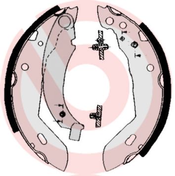 Комплект тормозных колодок BREMBO S 68 518