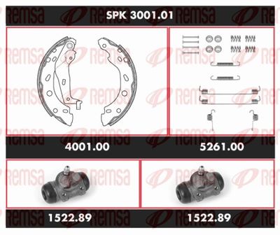 Bremžu komplekts, Trumuļu bremzes REMSA SPK 3001.01