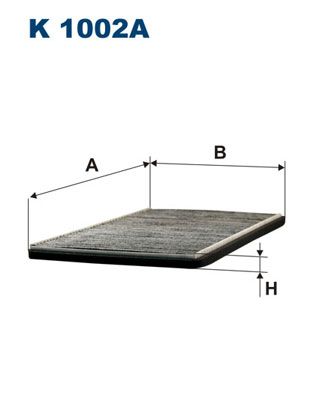 Фильтр, воздух во внутренном пространстве FILTRON K 1002A