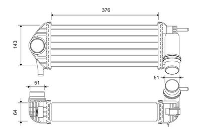 Starpdzesētājs VALEO 822948