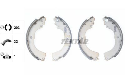 Комплект тормозных колодок TEXTAR 91078800