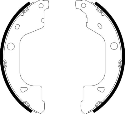 Комплект тормозных колодок TEXTAR 91088700