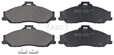 Комплект тормозных колодок, дисковый тормоз A.B.S. 37193