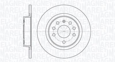 Тормозной диск MAGNETI MARELLI 361302040199