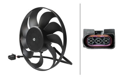 Вентилятор, охлаждение двигателя HELLA 8EW 366 420-061