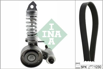 Ķīļrievu siksnu komplekts Schaeffler INA 529 0296 10