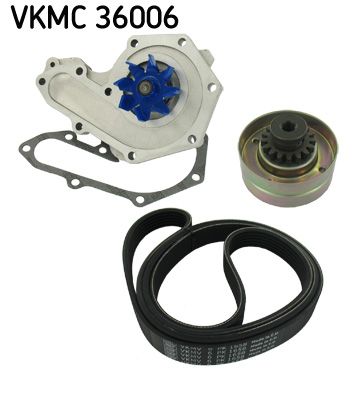 Водяной насос + комплект ручейковых ремней SKF VKMC 36006